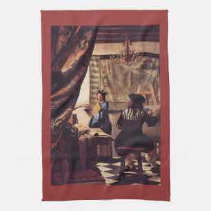 Linge De Cuisine L'allégorie de la peinture par Johannes Vermeer