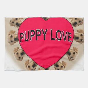 Linge De Cuisine L'amour des chiots