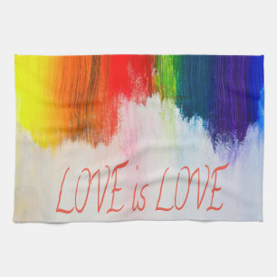 Linge De Cuisine L'amour est l'amour Rainbow Pride LBGQT