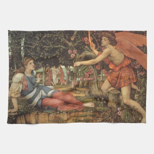 Linge De Cuisine L'Amour et le Maiden par John Stanhope (Horizontal)