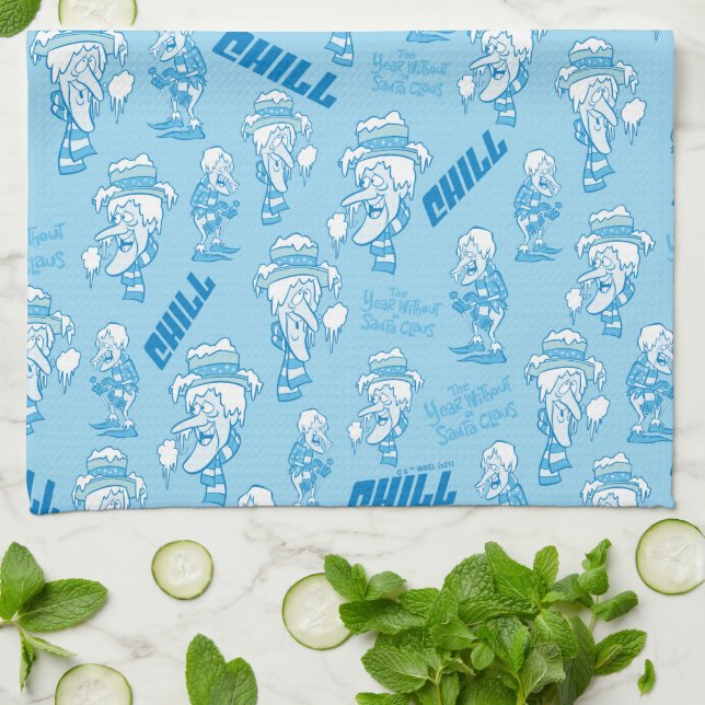Linge De Cuisine L'ANNÉE SANS Motif SANTA CLAUS™ Snow Miser (Plié)