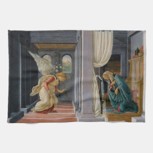 Linge De Cuisine L'Annonciation de Sandro Botticelli