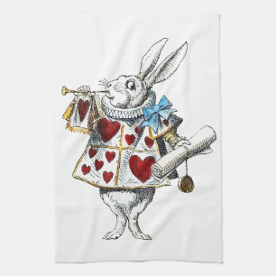 Linge De Cuisine Lapin Blanc Alice au Pays des Merveilles Lapin de