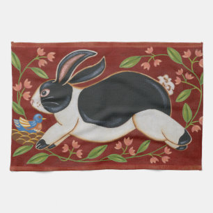Linge De Cuisine Lapin Folk