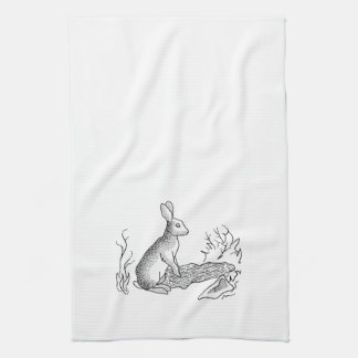 Linge De Cuisine Lapin Vintage