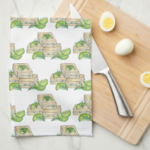 Linge De Cuisine L'après-midi Tea Party Douche Concombre Sandwiches