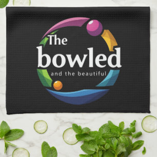 Linge De Cuisine "L'art en mouvement : Logo Bowled de boules sur ga