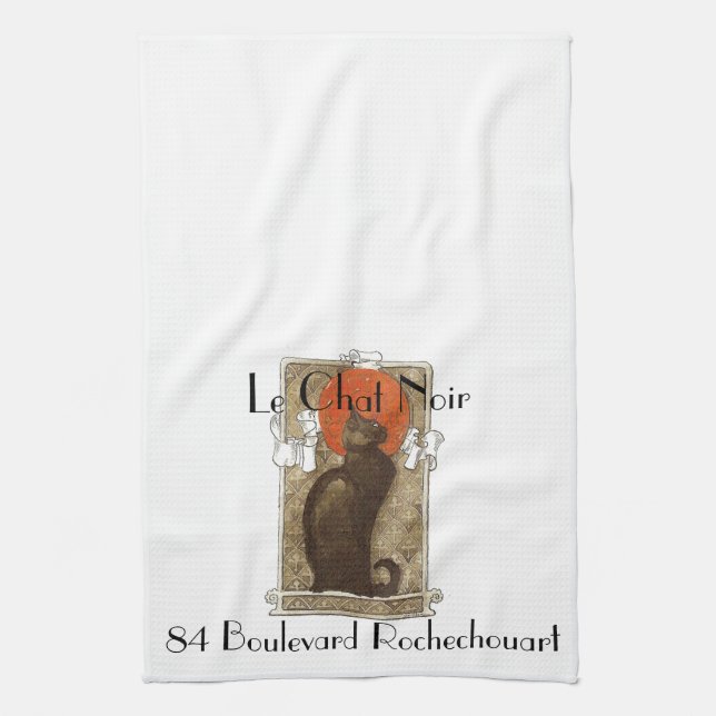 Linge De Cuisine Le Chat Noir (Vertical)