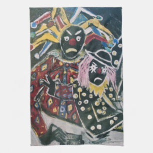 LINGE DE CUISINE LE CLOWN ET LE BOUFFON