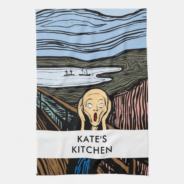 Linge De Cuisine Le cri d'Edvard Munch Bohomodern (Vertical)