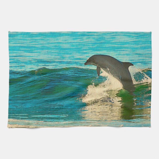 Linge De Cuisine Le dauphin est mon esprit animal (Horizontal)