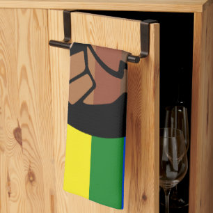 Linge De Cuisine Le drapeau de couleur des personnes queer de Slipp
