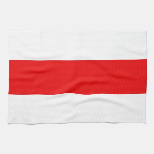 Linge De Cuisine Le drapeau de la Biélorussie symbole de la révolut (Horizontal)