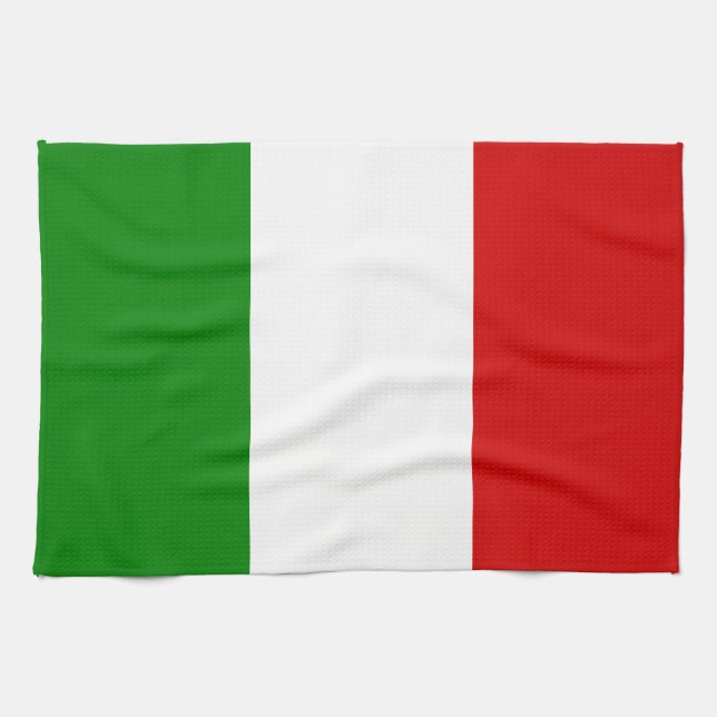 Linge De Cuisine Le drapeau de l'Italie (Horizontal)
