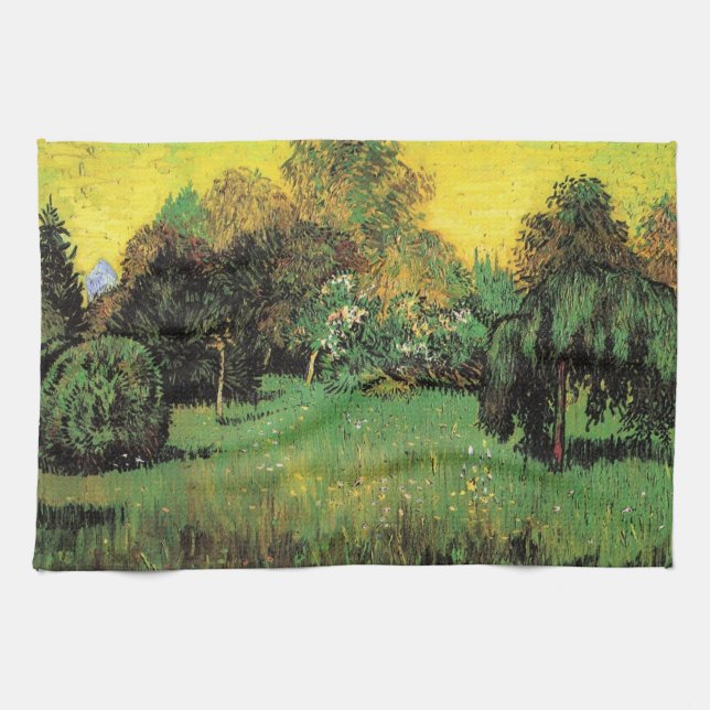 Linge De Cuisine Le jardin des poètes par Vincent van Gogh (Horizontal)