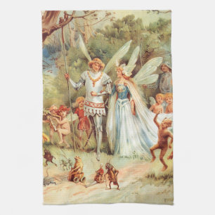 Linge De Cuisine Le mariage de Thumbelina dans la forêt