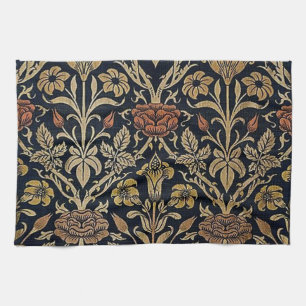 Linge De Cuisine Le nouveau d'art, motif d'époque de belle, cru,