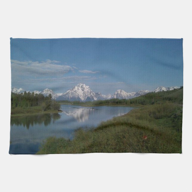 Linge De Cuisine Le Parc national de Grand Teton (Horizontal)