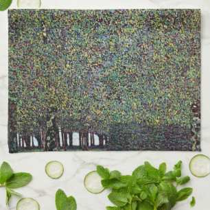 Linge De Cuisine Le Parc par Gustav Klimt, Art Nouveau vintage