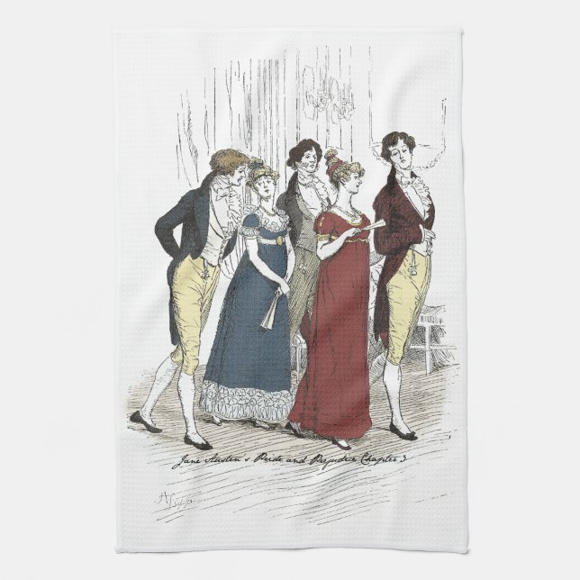 Linge De Cuisine Le parti Netherfield arrive - Fierté et Préjugés (Vertical)
