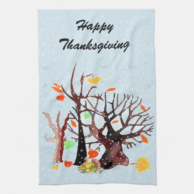 Linge De Cuisine Le pays des merveilles de l'automne (Vertical)