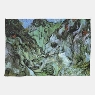 Linge De Cuisine Le ravin des Peiroulets par Vincent van Gogh