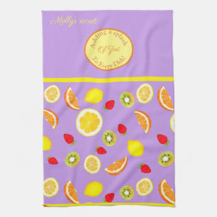 Linge De Cuisine Le Secret : Les fruits d'été Zesty