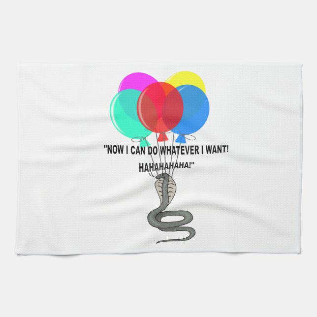 Linge De Cuisine Le serpent volant (Horizontal)