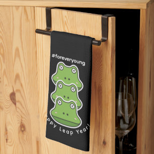 Linge De Cuisine Leap Year Forever Young 3 Frogs 29 févr.
