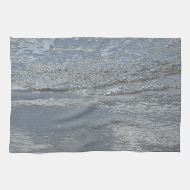 Linge De Cuisine L'eau sur la plage Photographie Abstraite (Horizontal)