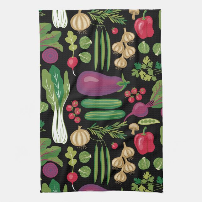 Linge De Cuisine Légumes (Vertical)