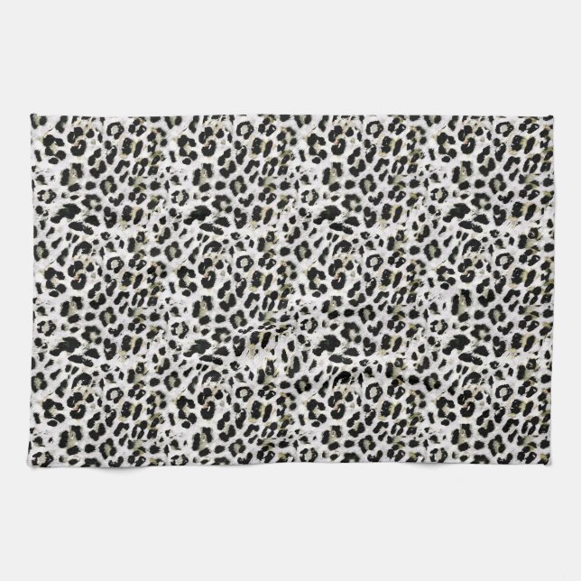 Linge De Cuisine Leopard - imprimé tacheté animal (Horizontal)