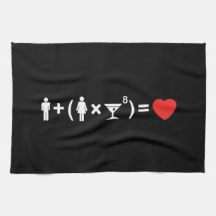 Linge De Cuisine L'équation d'amour pour les femmes