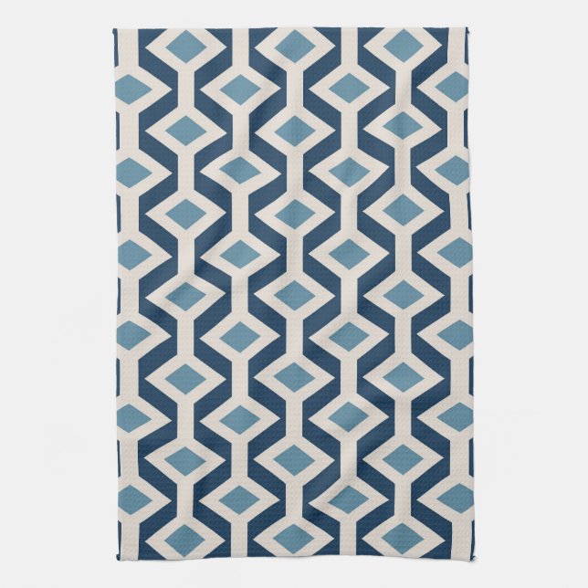 Linge De Cuisine L'ère atomique a inspiré le motif géométrique (Vertical)