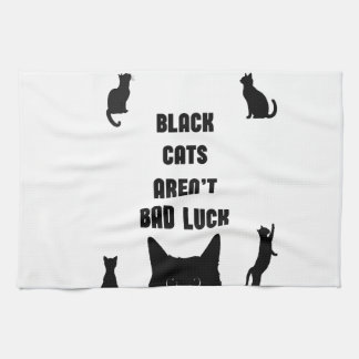 Linge De Cuisine Les chats noirs n'ont pas mauvaise chance