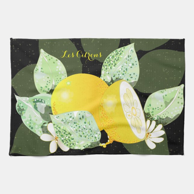 Linge De Cuisine Les Citrons (Horizontal)