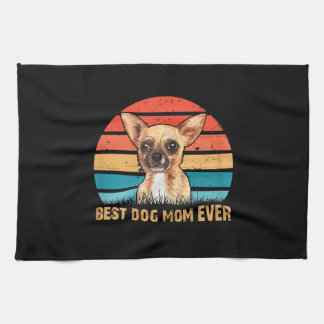 Linge De Cuisine Les femmes citent le meilleur chien maman Ever Chi