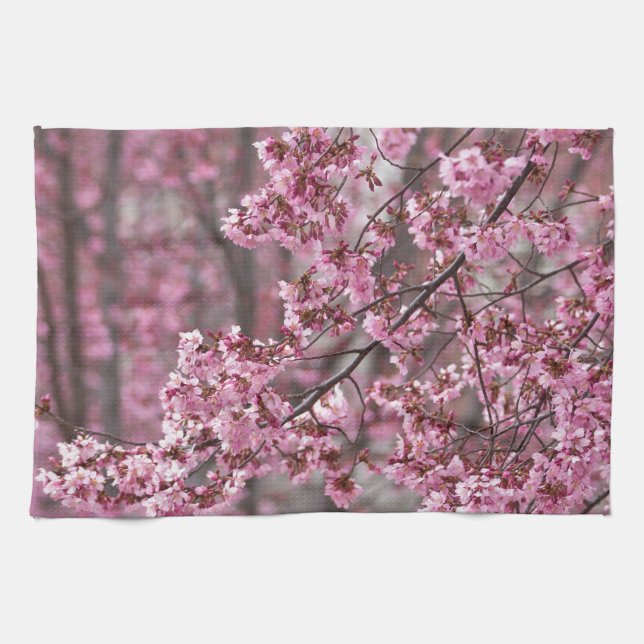 Linge De Cuisine Les fleurs de cerisiers Sakura sont roses (Horizontal)