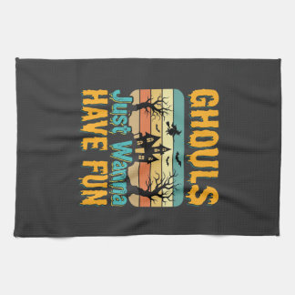 Linge De Cuisine Les goules veulent juste s'amuser Design Halloween