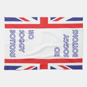 Linge De Cuisine Les grands Anglais drôles font cuire au four outr