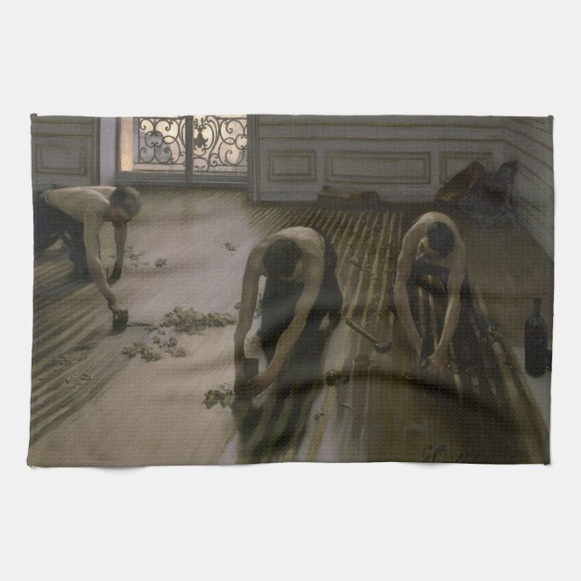 Linge De Cuisine Les gratte-ciels de Gustave Caillebotte (Horizontal)