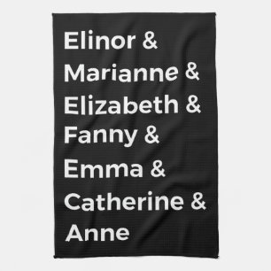 Linge De Cuisine Les Héroïnes de Jane Austen Ier