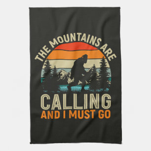 Linge De Cuisine Les montagnes m'appellent et je dois y aller