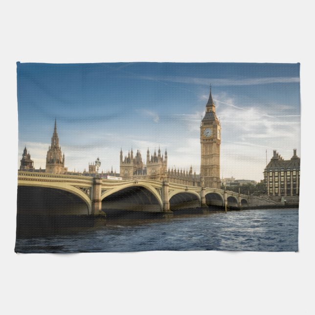 Linge De Cuisine Les monuments | Big Ben, Londres Angleterre (Horizontal)