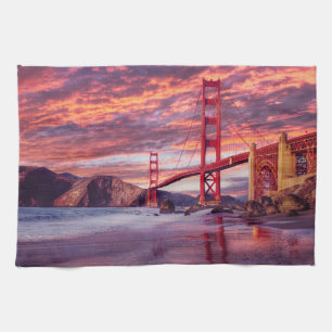 Linge De Cuisine Les monuments The Golden Gate San Francisco, CA