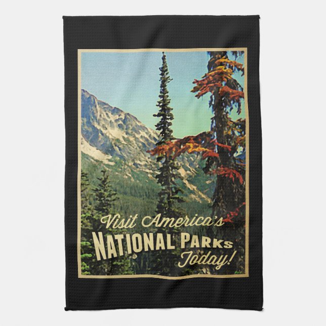 Linge De Cuisine Les parcs nationaux américains (Vertical)