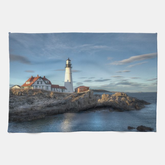 Linge De Cuisine Les phares | Portland Head Light Lighthouse (Horizontal)
