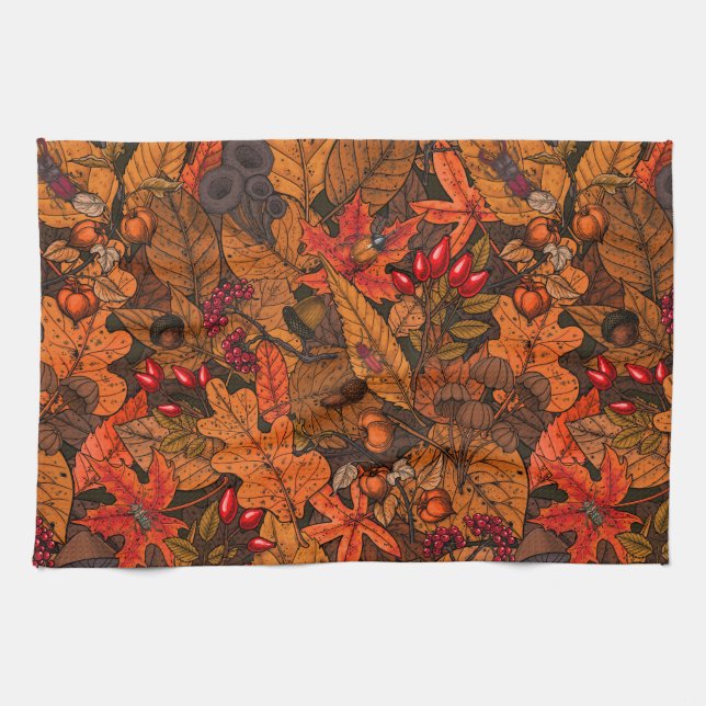 Linge De Cuisine Les trésors d'automne (Horizontal)