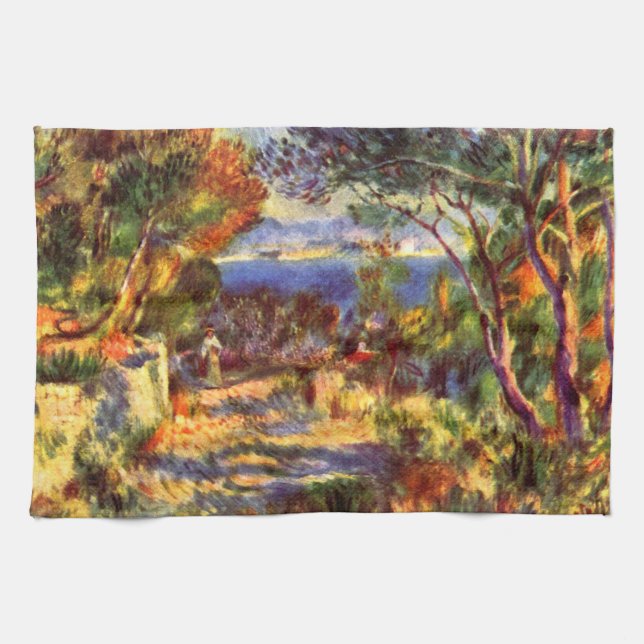 Linge De Cuisine L'Estaque par Pierre Renoir, Impressionnisme Vinta (Horizontal)