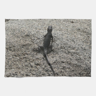 Linge De Cuisine Lézard noir